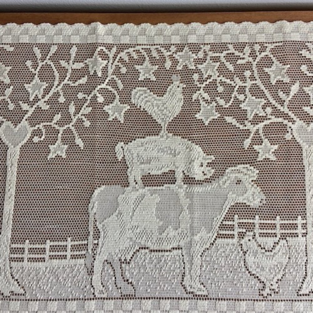 Heritage Lace 14 x 45 inch natural Farmhouse Table Runner